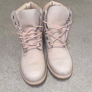 Pink Timberlands